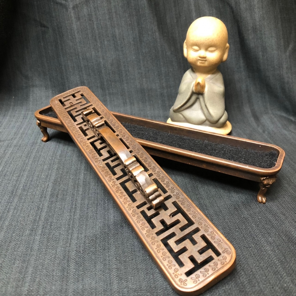 仿古長型臥香爐