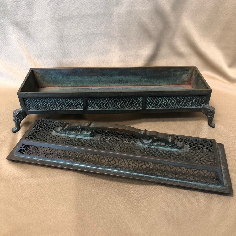 仿古長型臥香爐