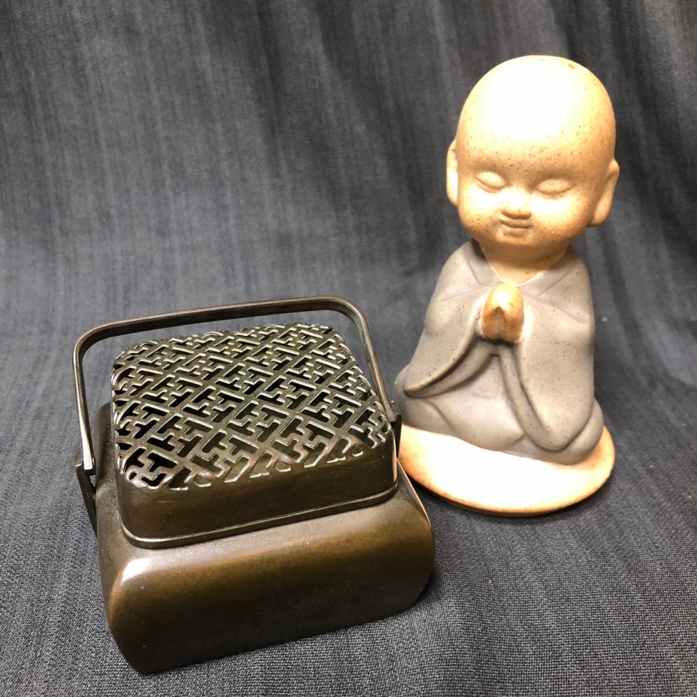 精緻提手小銅爐