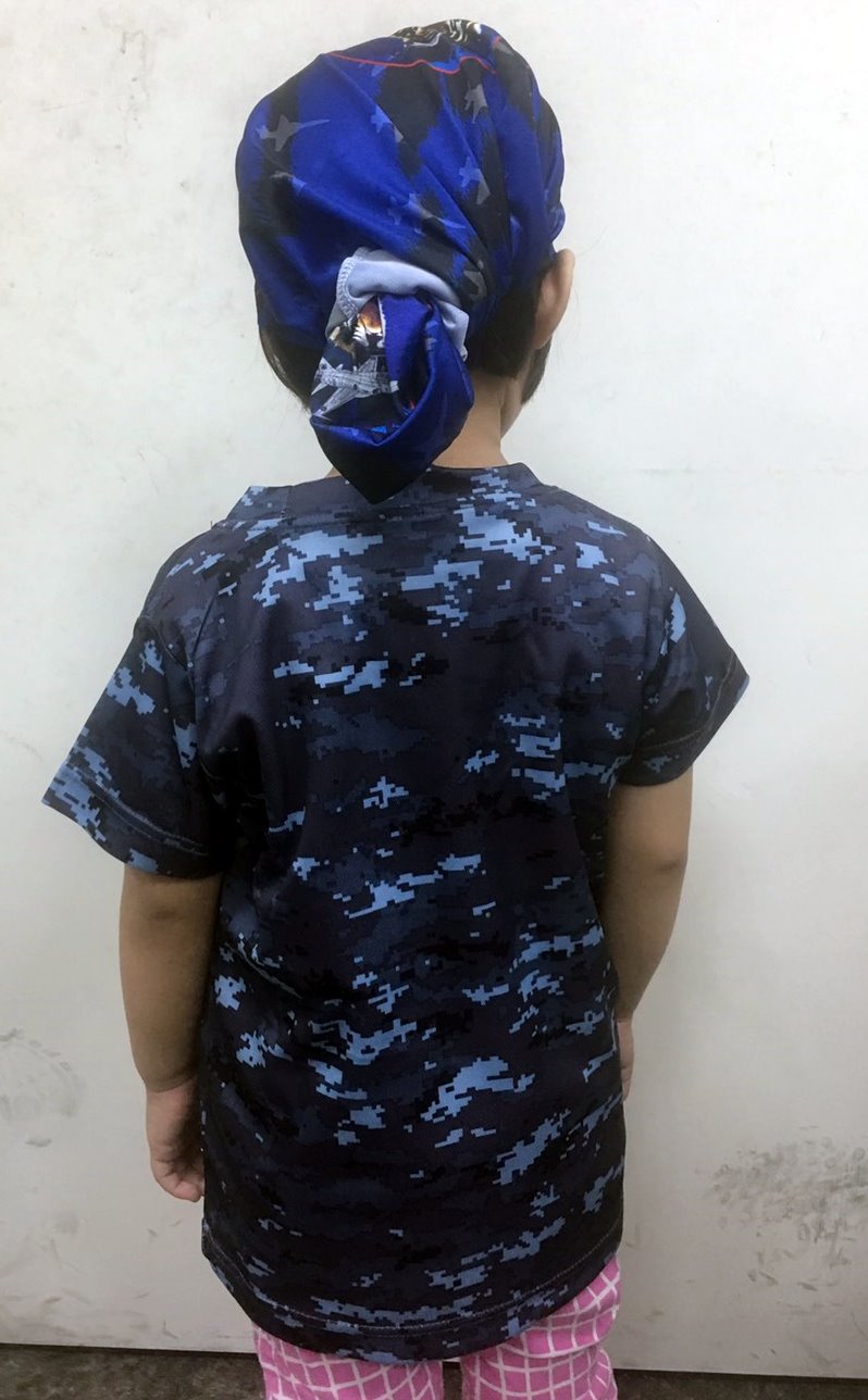 嘎嘎屋 台灣製 日本海上自衛隊 小孩版 國防部認證 迷彩T恤 吸濕排汗衫 特惠 T285-1