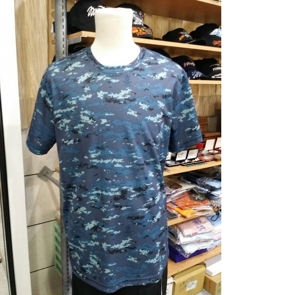 嘎嘎屋 台灣製 日本海上自衛隊 小孩版 國防部認證 迷彩T恤 吸濕排汗衫 特惠 T285-1