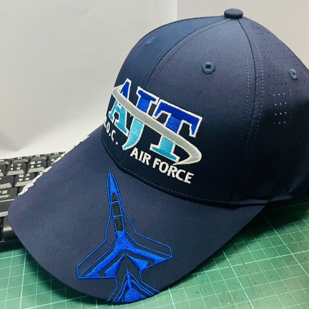 【我愛空軍】台灣製 AJT便帽 高教機便帽 棒球帽 專門製造美國大聯盟帽廠藍色C3-170(專利授權)