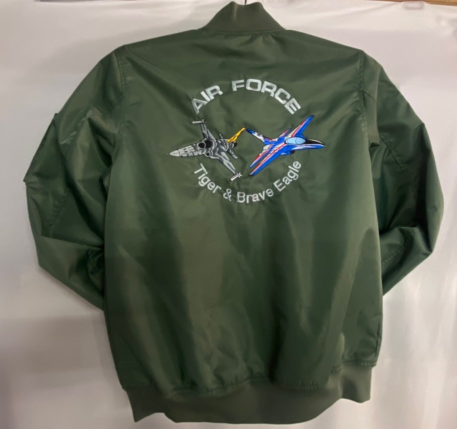 TH42A【我愛空軍】  台灣製 空軍高教機&F-5E 飛行夾克 防風雙透氣飛行夾克 薄夾克 飛夾 綠色G-MA1-TH42A