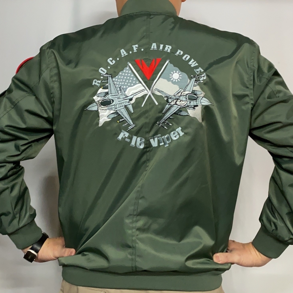 TH29【我愛空軍】  空軍F16綠色 飛行夾克台灣製 防風透氣   飛夾 G-MA1-TH29