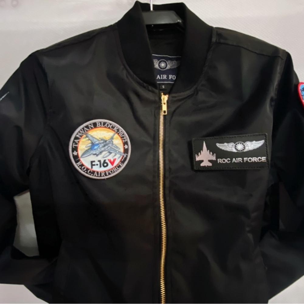 TH30【我愛空軍】  空軍F16黑色 飛行夾克台灣製 防風透氣   飛夾 G-MA1-TH30