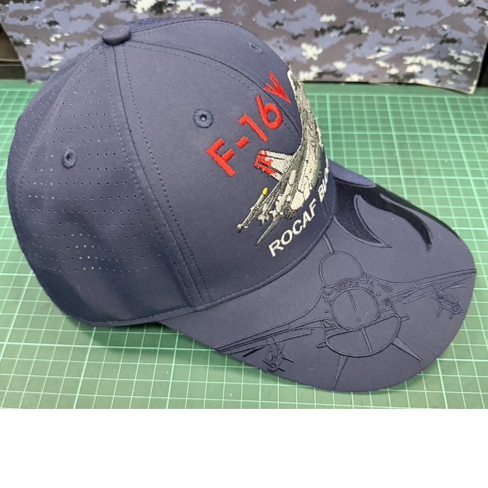 【我愛空軍】MIT 台灣製 棒球帽 藍色  超細纖維布   F-16 C3-190