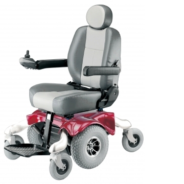 陸地龍 漢翔沙發型六輪電動輪椅 海富