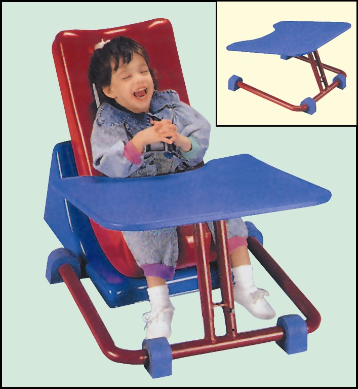 彈玻餵食椅附彈玻桌