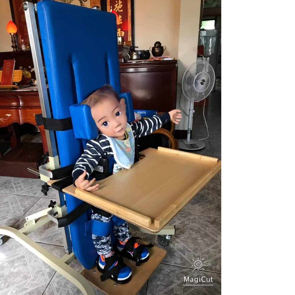 後仰式站立架(仰躺式不繡鋼量身訂製型) 