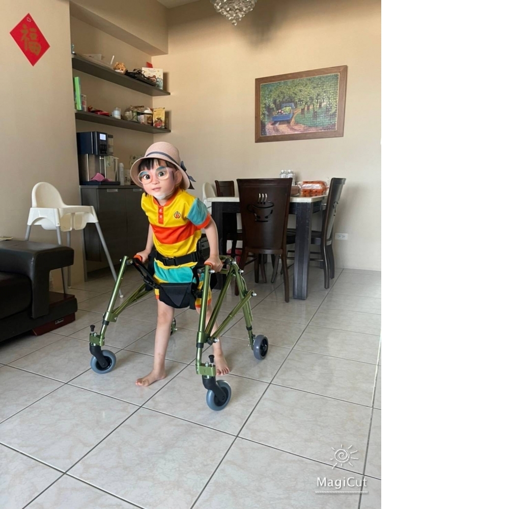 後拉式助行器(量身成長型)