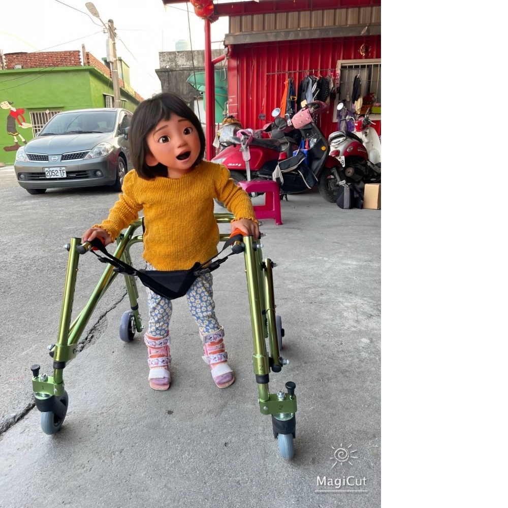 後拉式助行器(量身成長型)