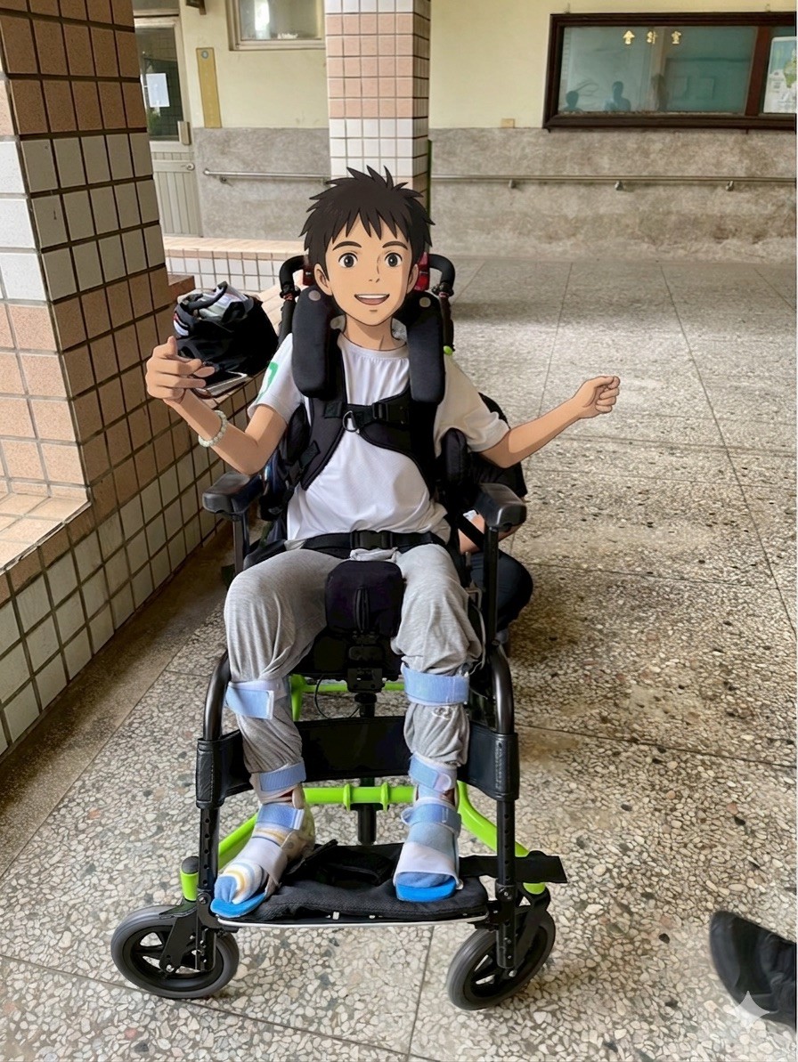 擺變袋鼠 擺位輪椅c款