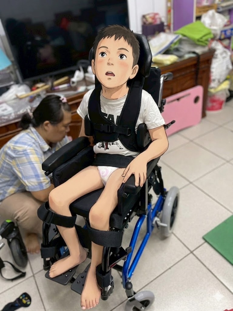 百變袋鼠 擺位輪椅c款