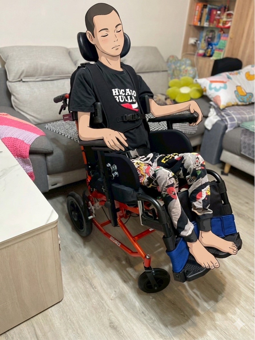 百變袋鼠 擺位輪椅c款