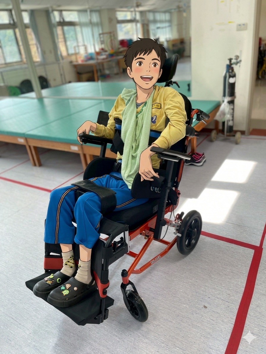 百變袋鼠 擺位輪椅c款