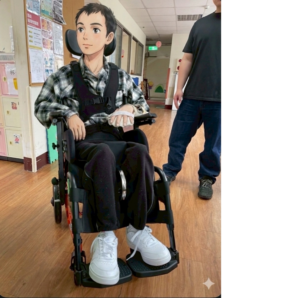 百變袋鼠 擺位輪椅c款