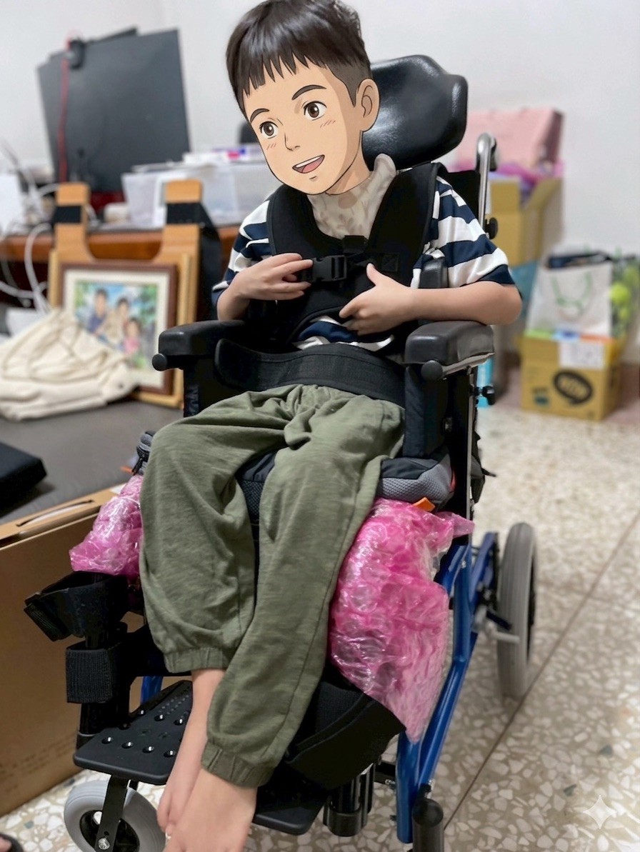 康揚擺變袋鼠 擺位輪椅c款