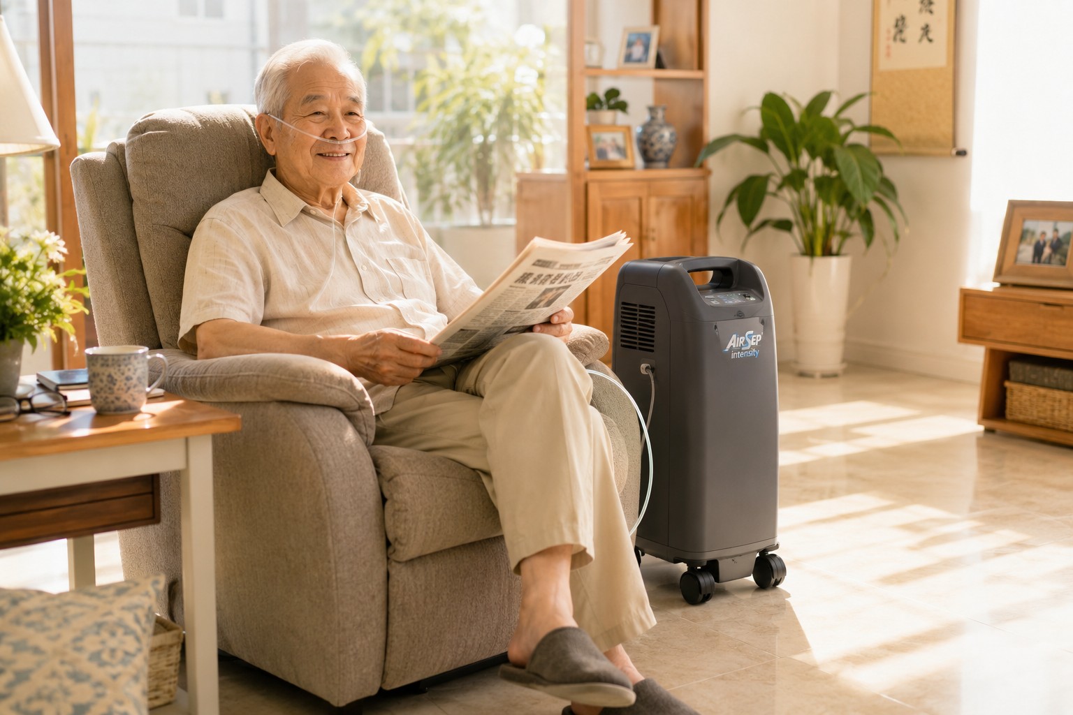 全台氧氣機出租推薦-雅適AirSep五公升輕量化製氧機定位紀錄-安心醫療