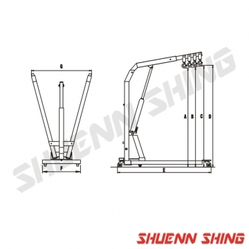 J-EC1009 1T引擎吊架