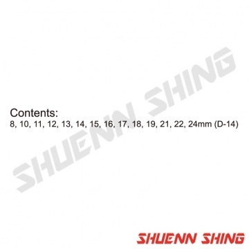 14pcs霧面梅開扳手組 T-AE1214S