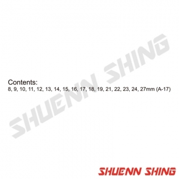 17pcs霧面梅開扳手組 T-AE1217S