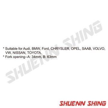 立式球頭拔卸器 (34mm) T-2106