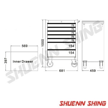 7抽工具車(經濟型) J-5640