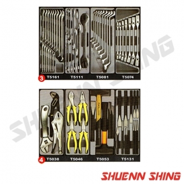 7抽工具車附四層工具組 F-10217+245