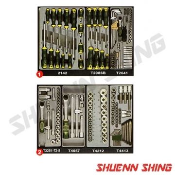 7抽工具車附四層工具組 F-10217+245