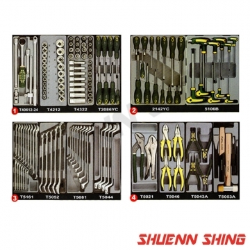 8抽工具車附五層工具組 F-10218+147