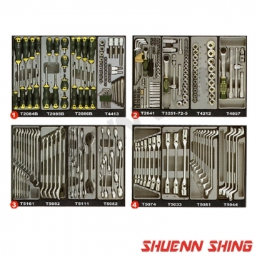 7抽工具車附六層工具組 F-10217+286