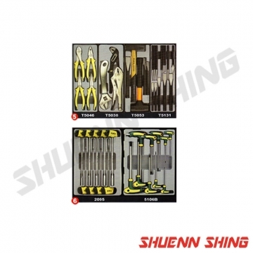 7抽工具車附六層工具組 F-10217+361