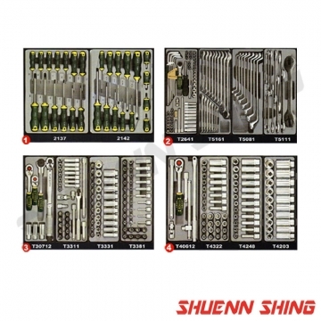 7抽工具車附六層工具組 F-10217+361