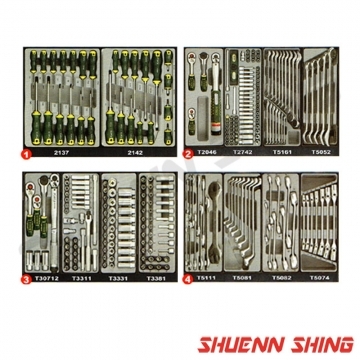 8抽工具車附六層工具組 F-10218+376