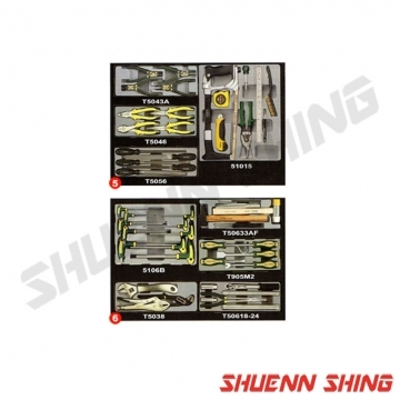 8抽大型工具車附六層工具組 F-10318+410