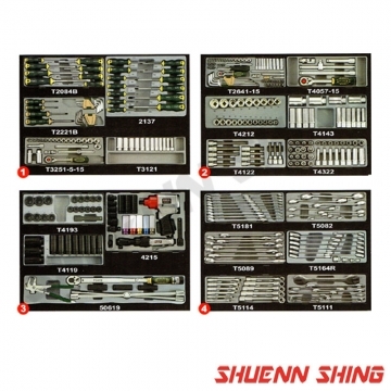 8抽大型工具車附六層工具組 F-10318+410