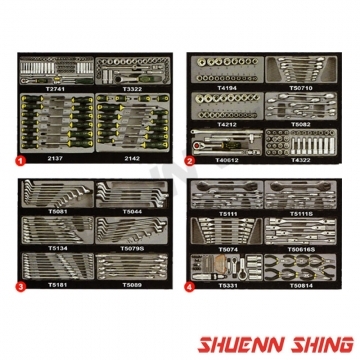 8抽大型工具車附六層工具組 F-10318+431