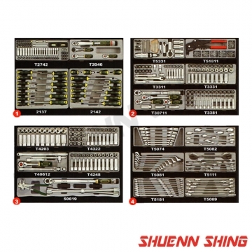 8抽大型工具車附七層工具組 F-10318+492