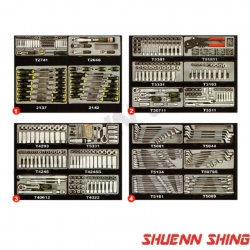 8抽大型工具車附七層工具組 F-10318+552