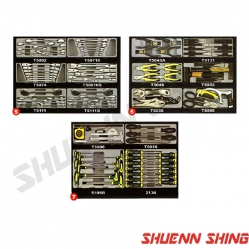 8抽大型工具車附七層工具組 F-10318+552
