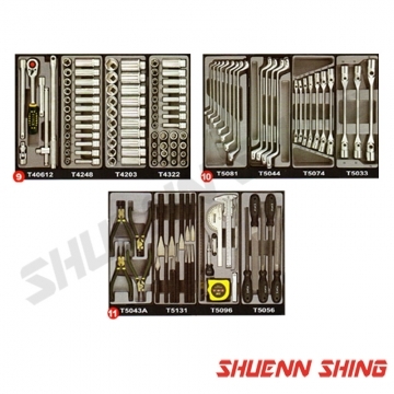 13抽工具車附十一層工具組 F1013+562