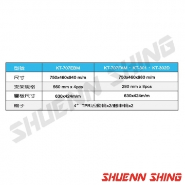 專業型全方位工具車(三層) KT-301