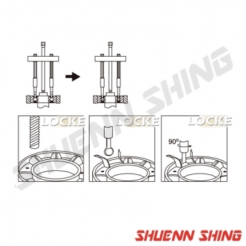 圓型培令拔卸組 T-7443
