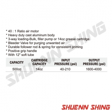 耐高壓氣動牛油槍 T-7446