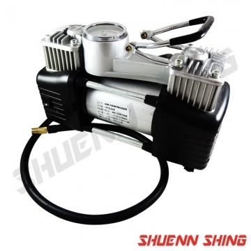 攜帶式雙鋼打氣機 A