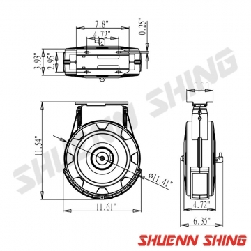 10米膠管輪座 X-B280H