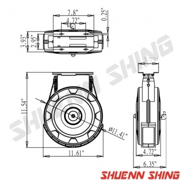 10米水管輪座 X-B280W