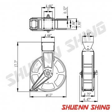 15米膠管輪座 X-B330HR