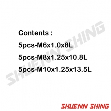 自攻牙套組19PCS T-7481