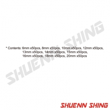 機油芯鋁華司組 (500pcs) T-9017